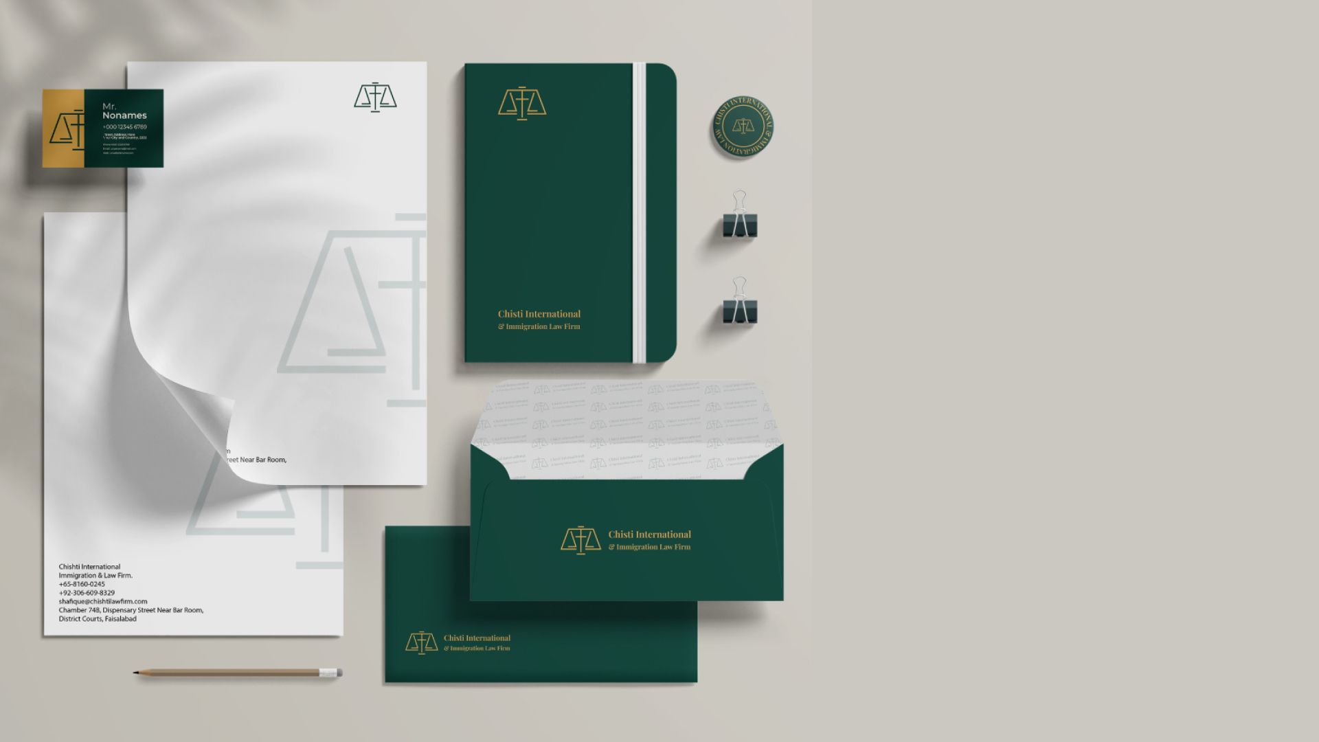 Chishti Law Firm Brand Kit